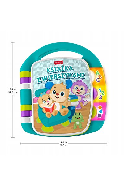 FISHER-PRICE BABY Carte de poezii Fisher-Price, jucărie educativă interactivă...