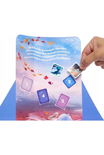mattel KRAINA LODU Set de jucării Frozen Spin & Reveal, Păpușă Elsa și Anna, ...
