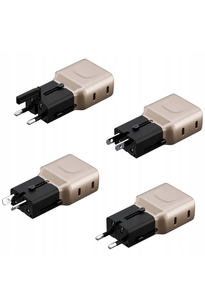 NO BRAND Adaptor Energea TravelGo 45 2xUSB-C 45W auriu-negru