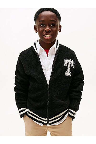 Tommy Hilfiger WOOL BLEND SWEATER ZIP THROUGH