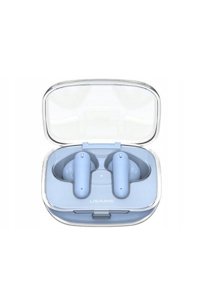 Usams Căști wireless Bluetooth 5.3 TWS seria BE, albastre