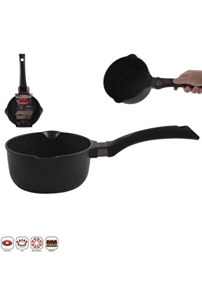 Orion Cratiță din GRANIT cu mâner, pentru gătit și fiert la foc mic, 16 cm, 1...