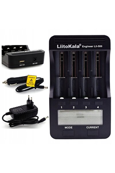 liitokala Lii-500 ÎNCĂRCĂTOR UNIVERSAL DE ACUMULATORI Li-Ion AAA 18650
