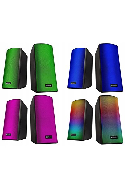 Defender SPITFIRE 2.0 6W Bluetooth USB Lumină RGB Boxe MP3