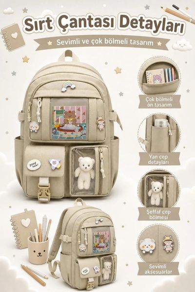 ULTIMATE BAG School Bag Primary School Bag Set School Bag with Toys School Bag