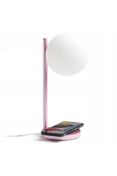 Lexon Lampă LED cu bule cu încărcător Qi de 15W pentru biroul din dormitor