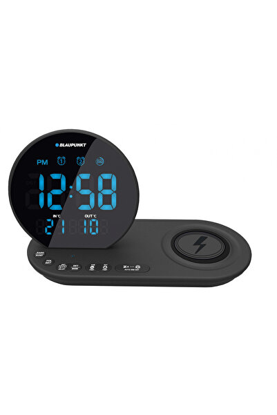 Blaupunkt Radio cu ceas cu alarmă FM PLL/Alarmă/USB/Încărcare prin inducție/Î...