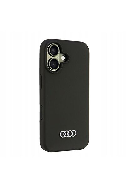 NO BRAND Husă de silicon Audi iPhone 16 6.1 " negru hardcase AU-LSRIP16-Q3/