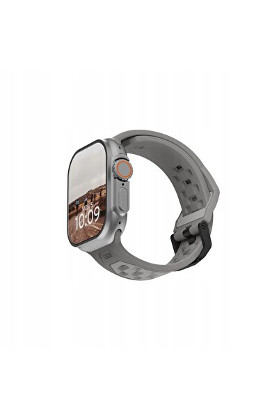 NO BRAND Curea pentru Apple Watch 49/46/45/44 mm UAG Civilian Silicone - Gri