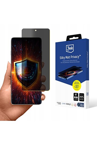 3MK Folie de confidențialitate mată mătăsoasă pentru Motorola Edge 60 Pro
