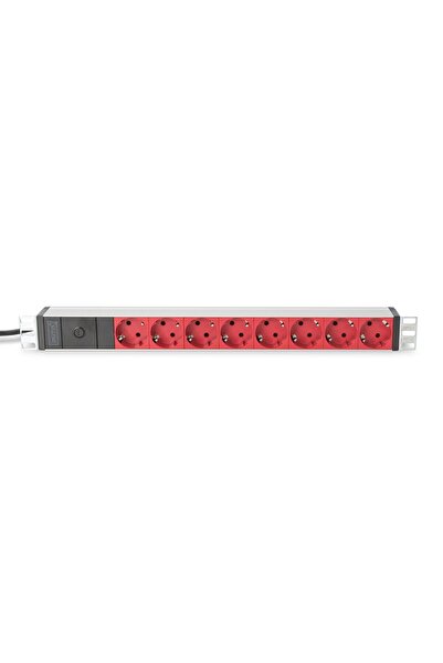 Digitus PDU tip prelungitor pentru rack 19 ", 8xSchuko, cablu 2m, 1xC14, 16A,...