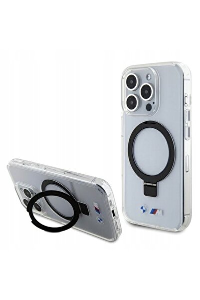BMW Husă pentru iPhone 15 Pro, Ring Stand M Collection MagSafe, Carcasă, Huse