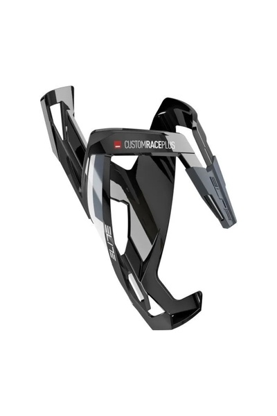 Elite Suport bidon Custom Race+ negru și alb EL0140643 OS