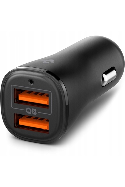 Spigen ArcStation EV302 QC 3.0 18W USB-A +12W USB-A Încărcător auto