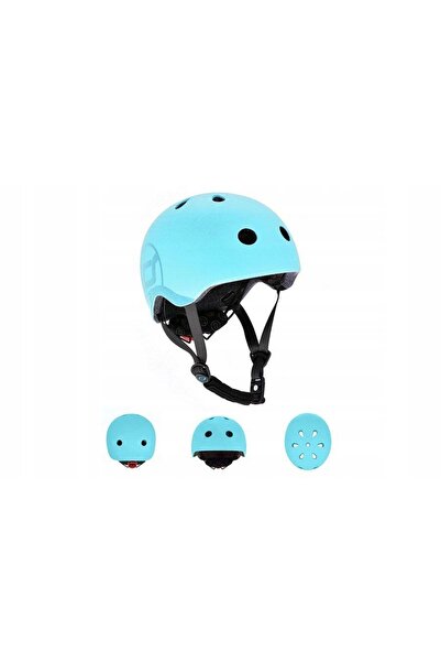 NO BRAND Cască SCOOT AND RIDE S-M BLUEBERRY pentru copii, reglabilă 50-55cm, ...