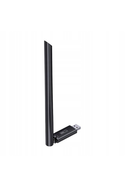 Baseus Adaptor de rețea WiFi USB-A 2.4 GHz 650Mbps cu antenă și hotspot