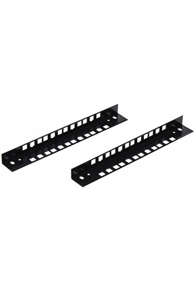 NO BRAND Profile de montaj pentru rack cabinet, profil 4U, 2 bucăți unghiuri