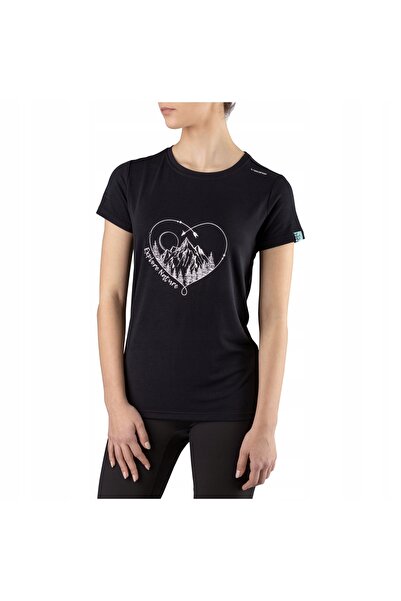 Viking Tricou Tourist Lenta Bamboo Light de damă - Negru, mărimea S