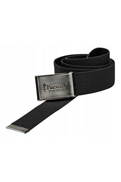 Pinewood Curea neagră din pânză OS pentru pantaloni