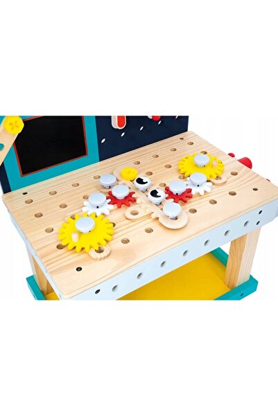 Janod Atelier de lemn magnetic, robot, mic meșter, Brico Kids