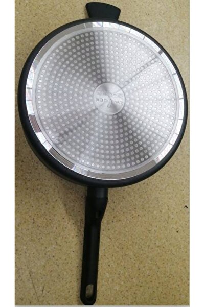 NO BRAND ZWIEGER VERON Tigaie adâncă de 28 cm cu capac / PFLUON / antiaderentă