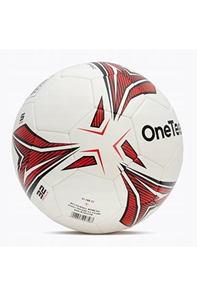 NO BRAND Minge de fotbal OneTeam MS Basic alb/roșu, mărimea 5, pentru antrena...