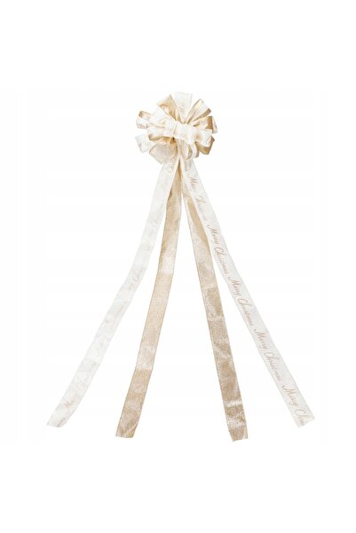 Koopman Fundă DE SĂRBĂTORI – fundă mare decorativă, ornament pentru vârful br...