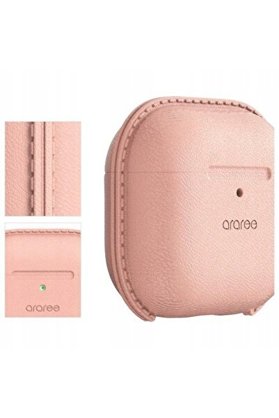 Araree Husă pentru AirPods 4 cu model din piele, rezistentă și elegantă