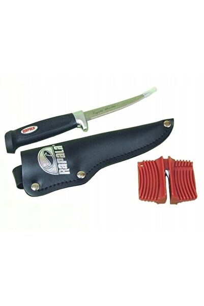 NO BRAND Rapala Cuțit de pescuit pentru filetat cu mâner moale 19cm + Ascuțitor