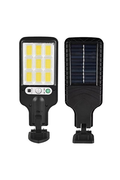 EMATTEIRO Lampă Solară Exterior 60 LED COB, Senzor Mișcare, Telecomandă, 3 Mo...