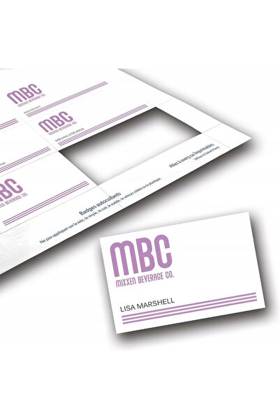 NO BRAND Inserții pentru etichete nominale 7,6 cm x 10 cm Avery, 300 de inser...