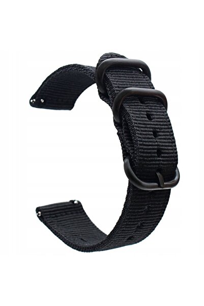 NO BRAND Curea de ceas SPACECASE SC NATO 22MM NEAGRĂ PENTRU SMARTWATCH