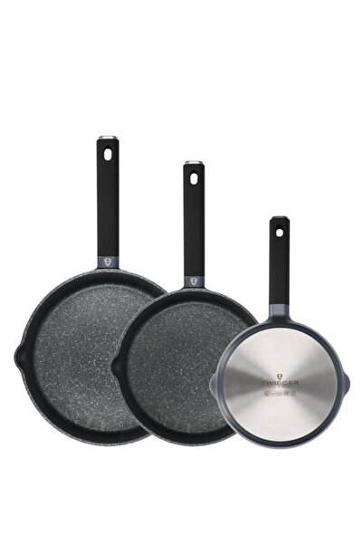 NO BRAND ZWIEGER VESNA SET DE 3 OALE CU CAPACE + TIGĂI DE 20, 24 ȘI 28 CM PEN...