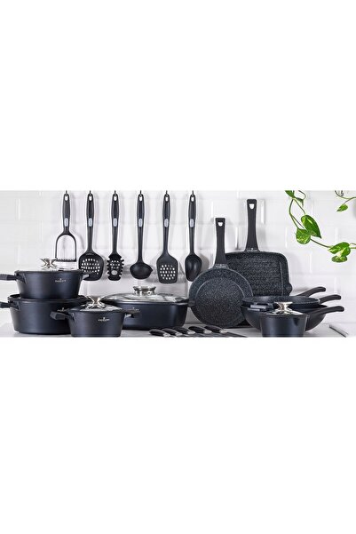 ZWIEGER Set de vase de gătit BLACK STONE 20, 24, 28 cm + 4 tigăi + cratiță + wok