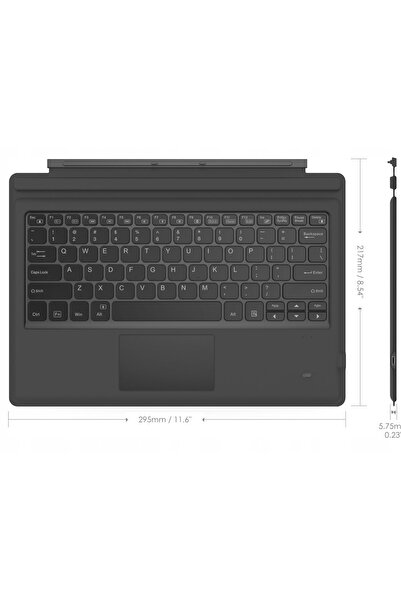 NO BRAND Tastatură wireless MOKO Bluetooth cu touchpad și baterie N723