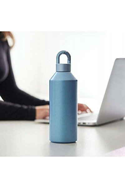 NO BRAND Termos Lexon horizon 500ml din oțel inoxidabil cu carabină, albastru...