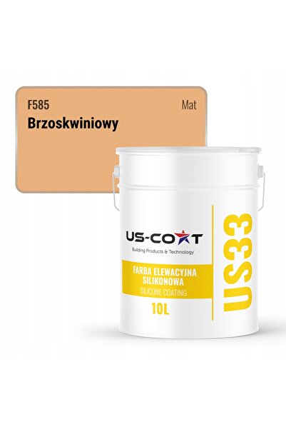 NO BRAND Vopsea siliconică pentru fațade, bronzat F585 UV, 10L, Producător
