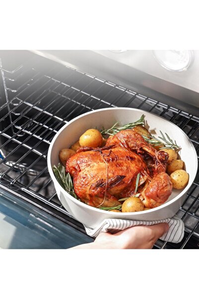 NO BRAND Set de vase de gătit din aluminiu, 21 de piese, cu model marmorat al...