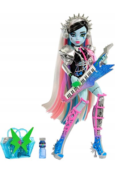 MONSTER HIGH Păpușă Frankie Stein cu stil captivant și set de accesorii