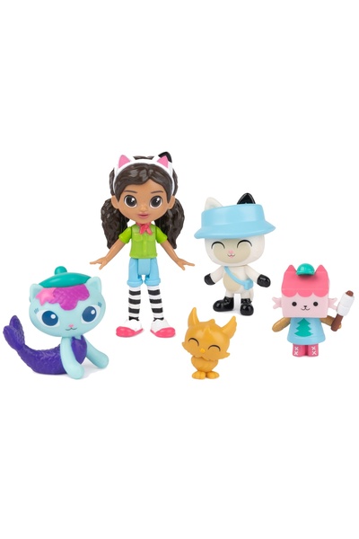 Spin Master Toys Far East KOCI DOMEK GABI set de 4 figurine CAMPING CU PRIETENII