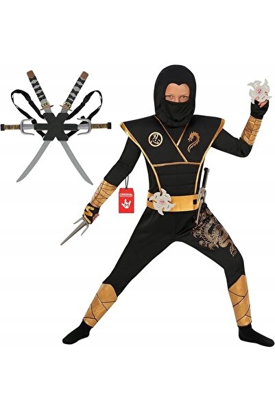 NO BRAND Rucsac pentru copii Dragon Negru Ninja T2 pentru activități în aer l...