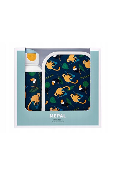 Mepal SET PENTRU COPII, CUTIE DE PRÂNZ, CUTIE PENTRU BĂUTURI, MAIMUȚE DIN JUNGLE