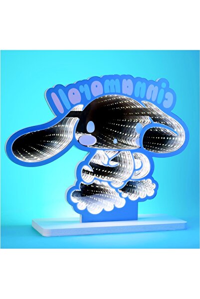 NO BRAND CINNAMOROLL KAWAI LAMPĂ LED 3D OGLINDĂ INFINITĂ DECORARE CADOU KAWAI