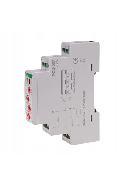 F&F DİZAYN 0.1S-576H 2x8A 230VAC Releu de temporizare dublă, Releu de ciclu d...