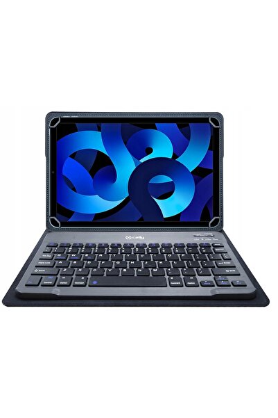 Celly UNIKEYBTAB Husă tabletă 9-11 inch Albastru Negru Universală