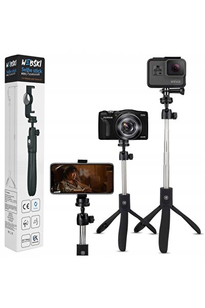 NO BRAND Kijek Trepied Selfie Stick + Telecomandă Bluetooth