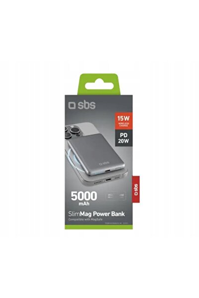 NO BRAND Powerbank SBS MagSafe 5000 mAh 20W Gri