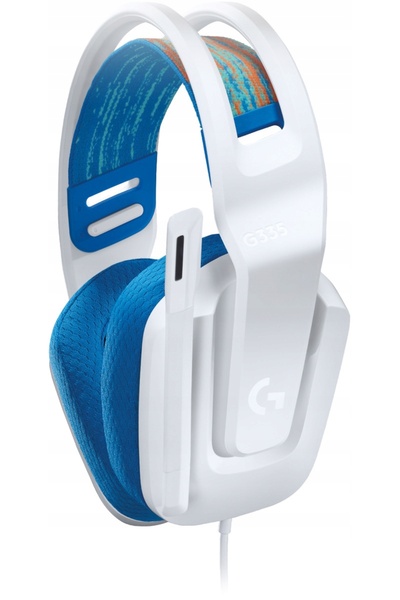 logitech Căști albe G335 pentru gameri