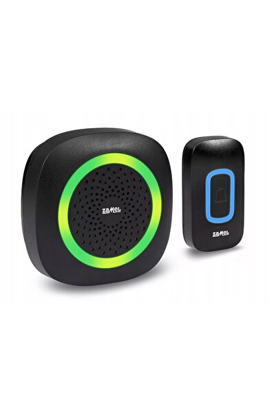 ZAMEL Sonerie wireless alimentată cu baterii 300m 85dB DANCE II ST-420B Negru
