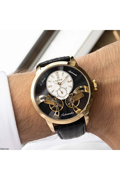 Fiesta Fs601343 Automatic Men's Wristwatch with Leather Strap